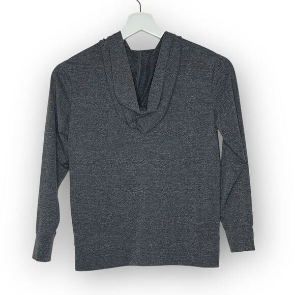 Rumi & Ryder Full Zip Hooded Long Sleeve Active Wear Gray Top Kids Size Medium - Picture 2 of 9